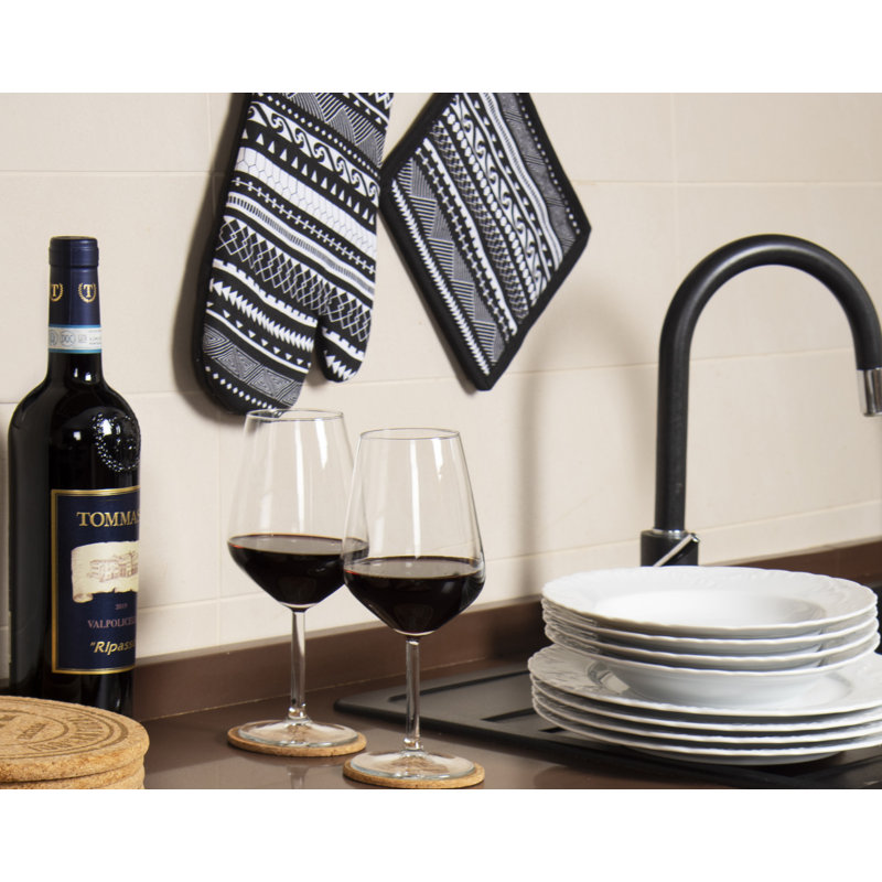 Excelsa Etnico Striped Cotton Potholder