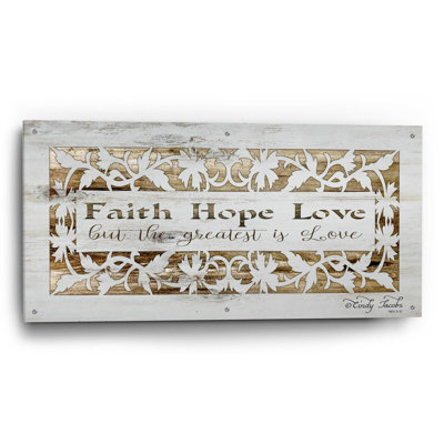 Faith, Hope, Love - impression sans cadre