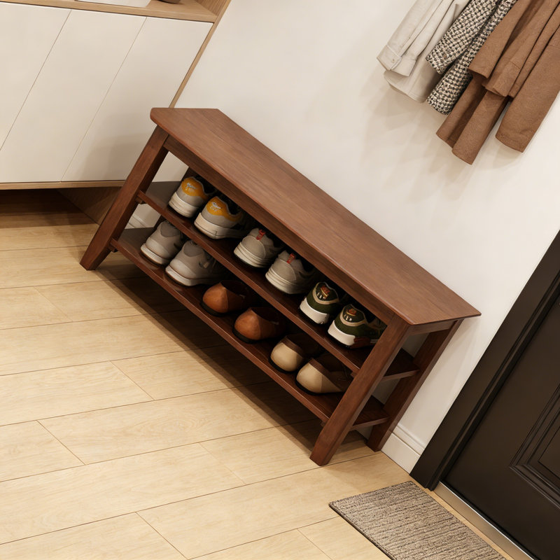 Premium Wooden Shoe Cabinet For Home, 31.5" H x 16.53" W x 11.81" D