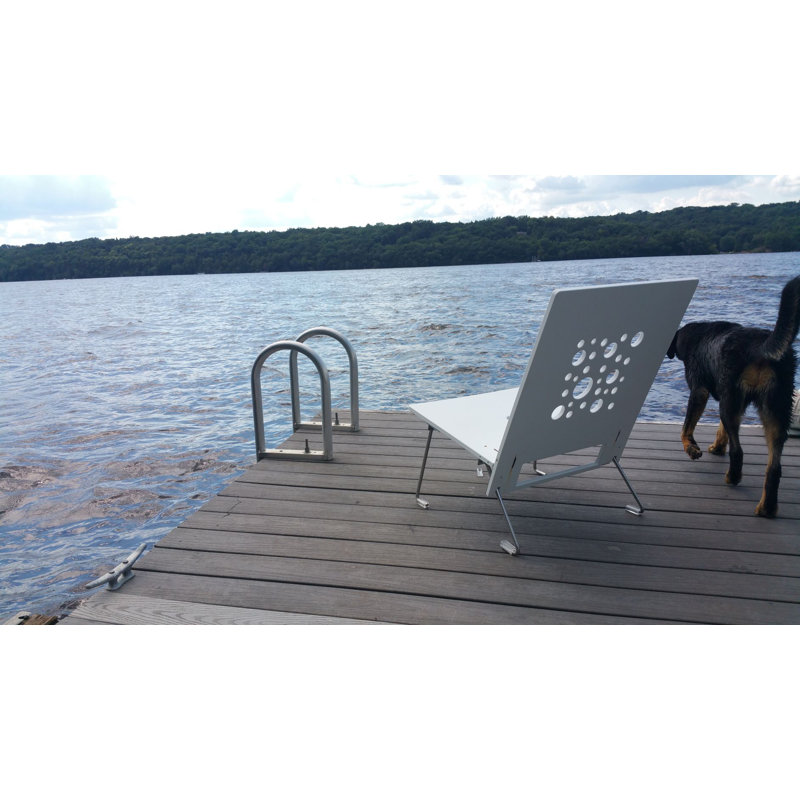Killingsworth Outdoor Lounge Chair, White