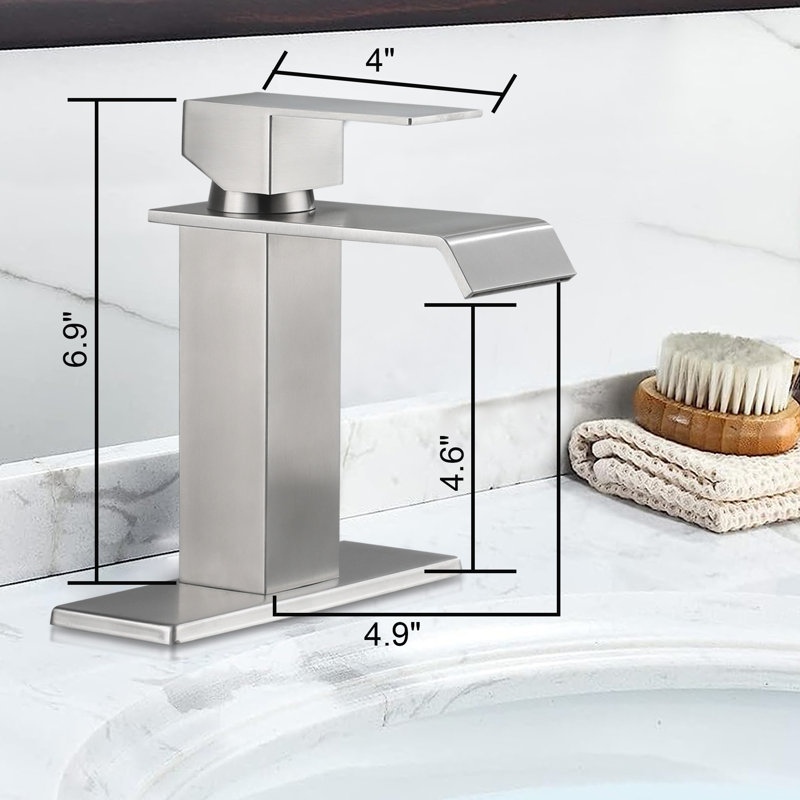 Vessel Sink Faucet Single-handle Bathroom Faucet, Brushed Nickel