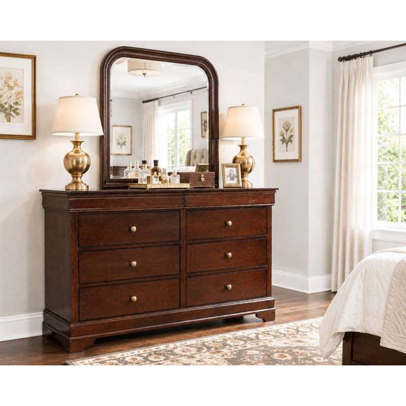Aaleiyah Dresser and Mirror Set 