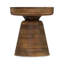 Table de bout rustique contemporaine en bois de manguier massif l 16 po Robbie avec fonction polyvalente-108257871