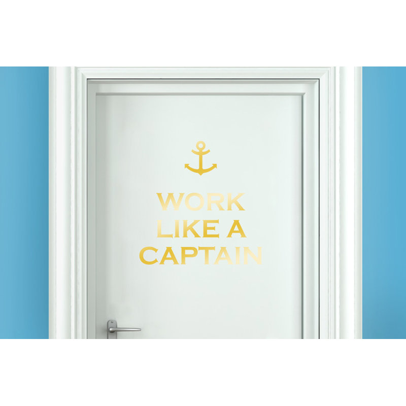 Wall Decal, Shiny Gold