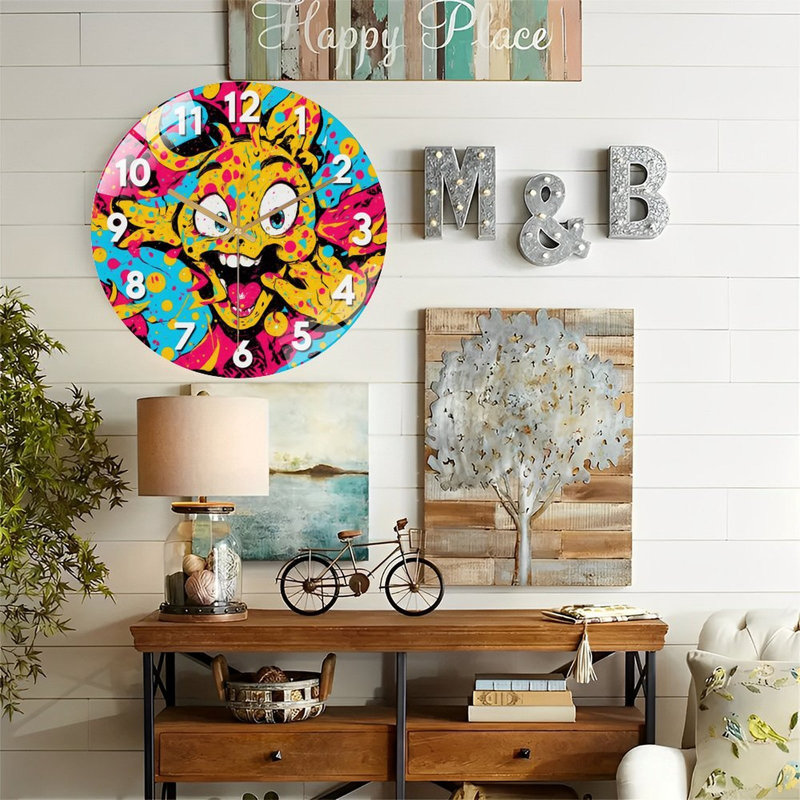 Horloge murale amusante 12 po