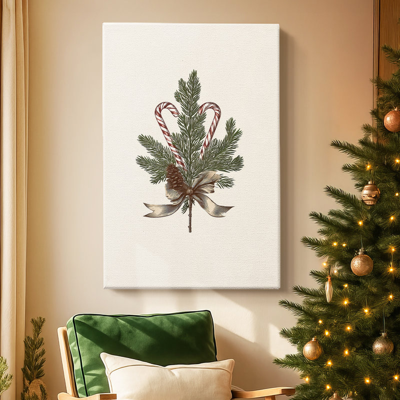 Icicles of Frostlit Promise - Toile tendue avec châssis de qualité supérieure, H 48 po x l 32 po