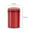 9 L Abfalleimer aus Edelstahl-20723689