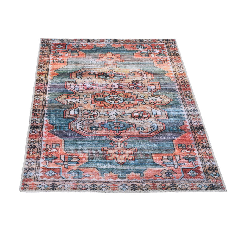 Persian Machine Woven Area Rug, Rectangular 140 x 200cm