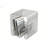 Modern Metal End Table, 2-in-1 Side Table with Magazine Rack, Compact Iron Accent Table for Living Room, Bedroom