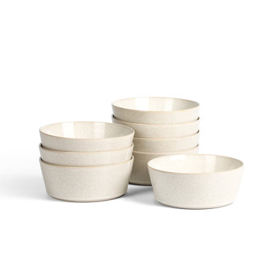 Stone Lain Claire 8-Piece Bowl Set Stoneware