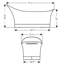 Urquiola 71.25'' L Freestanding Soaking Bathtub