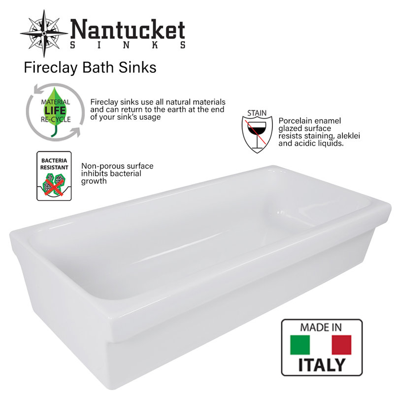 Brant Point 35.5'' L Bathroom Sink