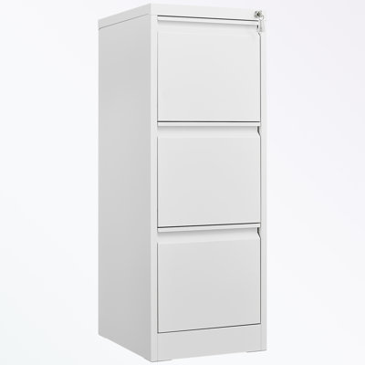 Metal frame File Cabinet with 3 Drawers