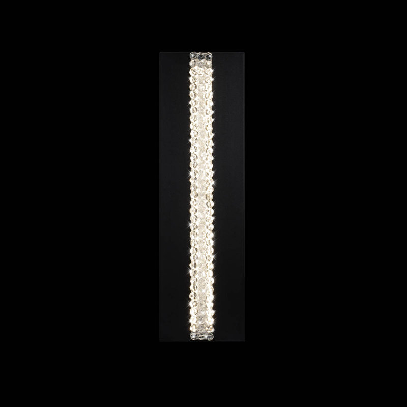 Cascade Stainless Steel LED Wall Light, 24" H x 7" W x 3.6" D