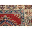 Tapis oriental géométrique rouge Kazak 5