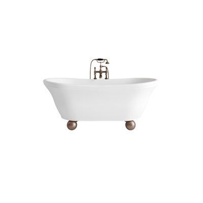 Aurora Bijoux 67.38'' L Soaking Bathtub