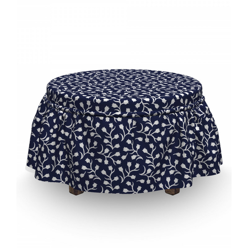 Box Cushion Ottoman Slipcover
