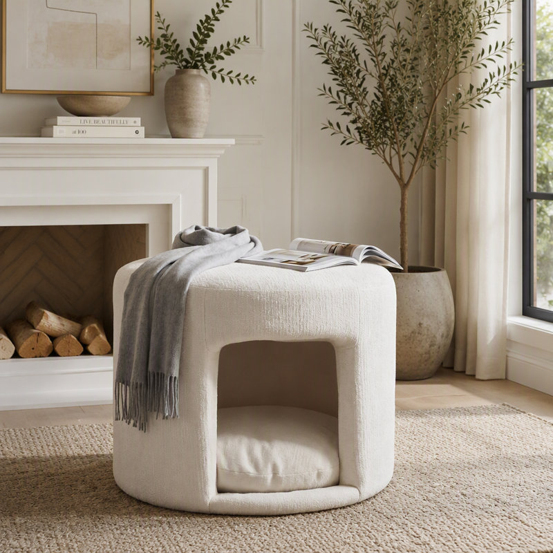 Repose-pieds Pet Pet, Beige