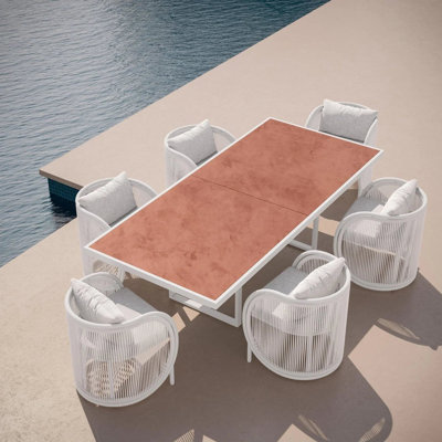 Pavia 96" Dining Table Dekton Top