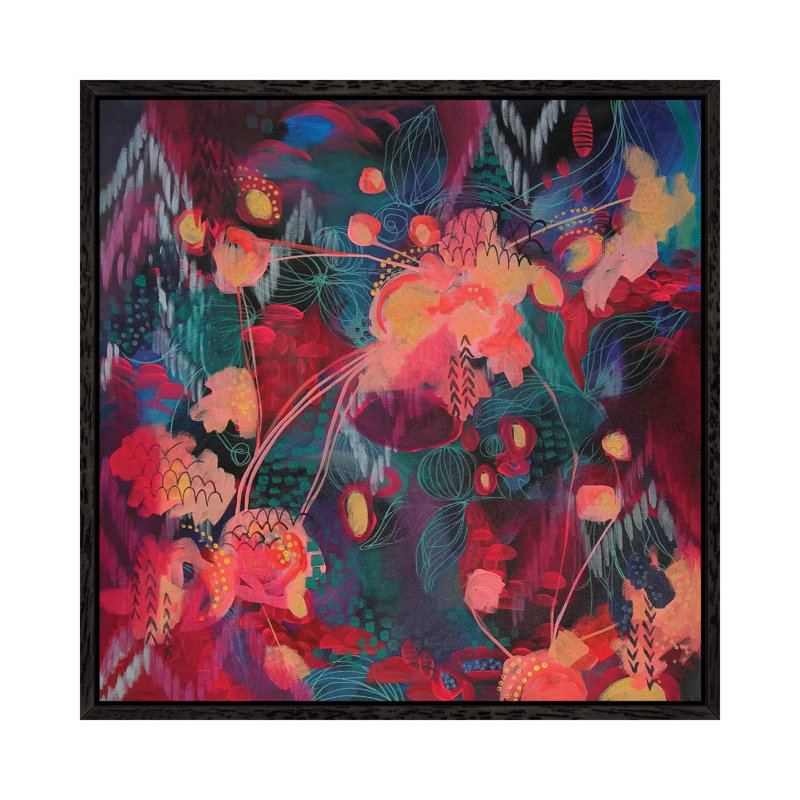 We Are All Connected by Stephanie Corfee - Gallery-Wrapped Canvas Giclée on Canvas, Black Framed, 66.04 cm H x 66.04 cm W
