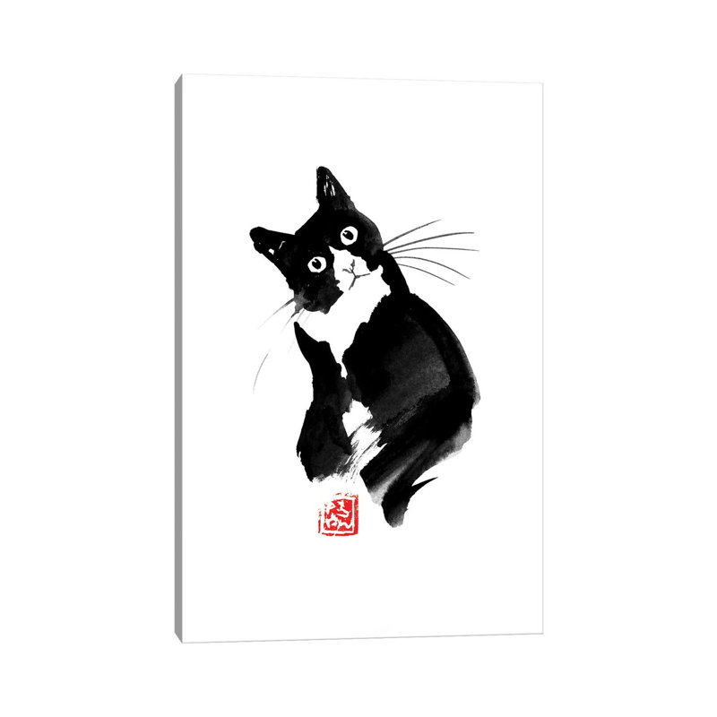 Dubitatif by Péchane - Print on Canvas, Wrapped Canvas, 30.48 cm H x 45.72 cm W
