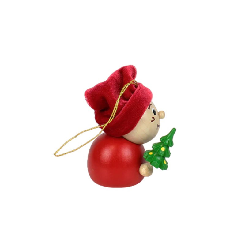 Joevanny 3.5'' Wood Hanging Figurine Ornament