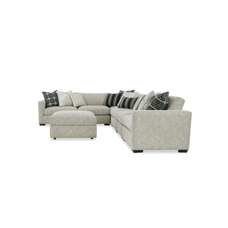 Rainier Modular Sectional, Drusky Beige Performance