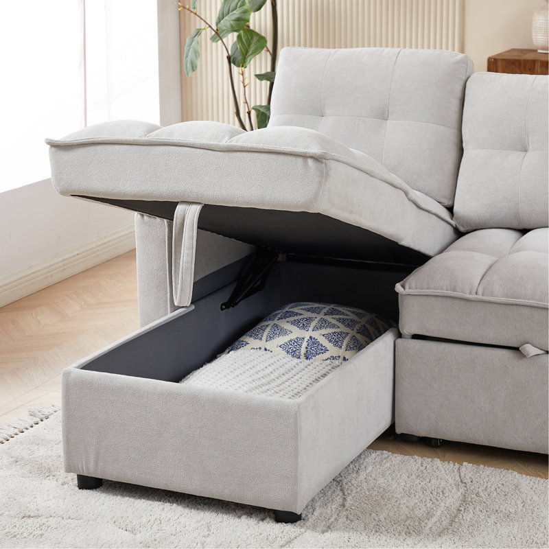 Canapé inclinable de 78,75 po, canapé-lit escamotable avec ports de chargement USB et Tape-C, canapé modulaire en forme de L avec rangement inclinable et rangement avec accoudoirs, canapé de salon confortable