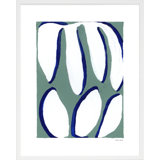 Contemporary Blues 2 By Andrea Stokes - Framed Wall Art