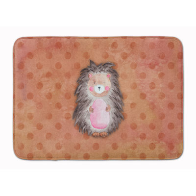 Tapis pour salle de bain en mousse à mémoire de forme aquarelle
