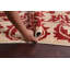 Tapis floral entièrement fabriqué à la main 7 x 9 Ziegler