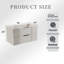 Meuble-lavabo flottant moderne avec lavabo en céramique et grand rangement-960417661-960417663