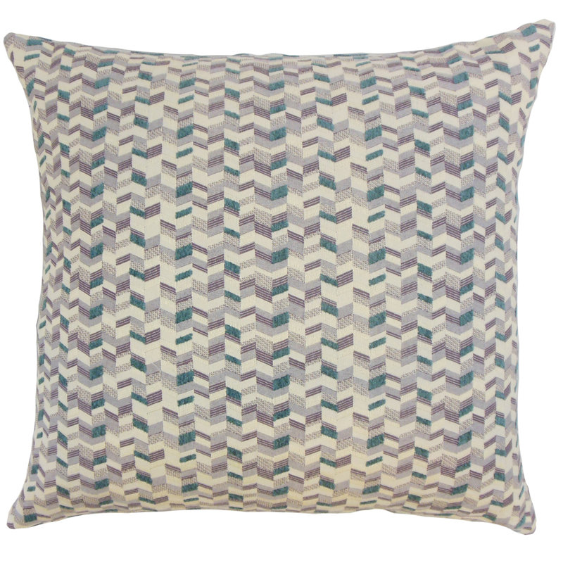 Housse de coussin Bloem, 20 po x 20 po, Glycine, Pas de remplissage