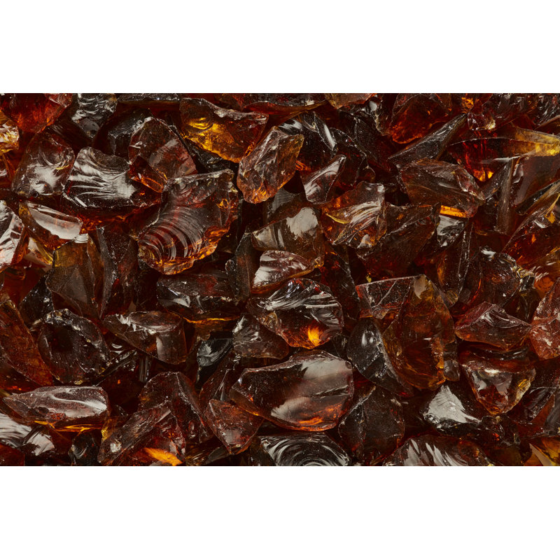 Verre à feu 25 lb Classic, Ambre, L 12 po x l 9 po x P 3 po