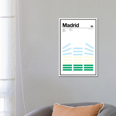 Madrid 1 Piece Wall Art on Canvas