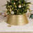 25.75"D Gold Metal Glitter Tree Collar-99071535-99071534