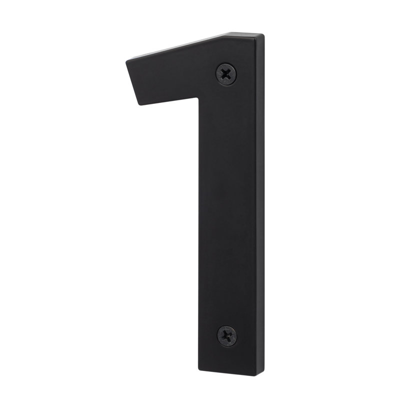 Zinc House Number 5 ", n ° 1, Noir mat