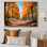 Orange Tree Autumn Canopy II - Landscapes Wall Art Living Room