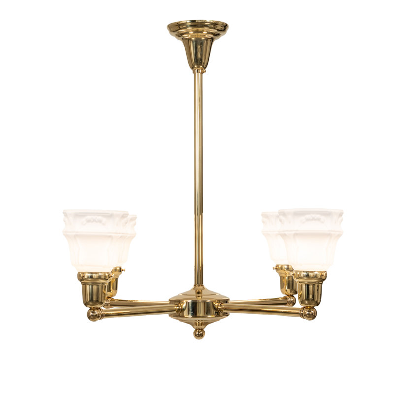 28" Wide Revival Garland 4 Light Chandelier