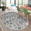 Tapis intérieur rectangulaire en polyester tissé à la machine à motif abstrait Eshin-463473542