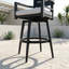 Chaises de bar pivotantes 2 pièces Modern Modern