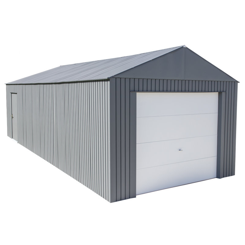 Everest 12 ft. W x 30 ft. D Metal Garage Shed