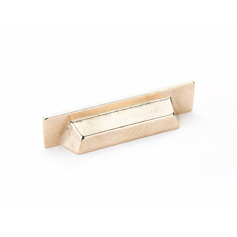 Schaub Vinci Cabinet Cup Pull 3-3/4" Centre to Centre, Natural Bronze