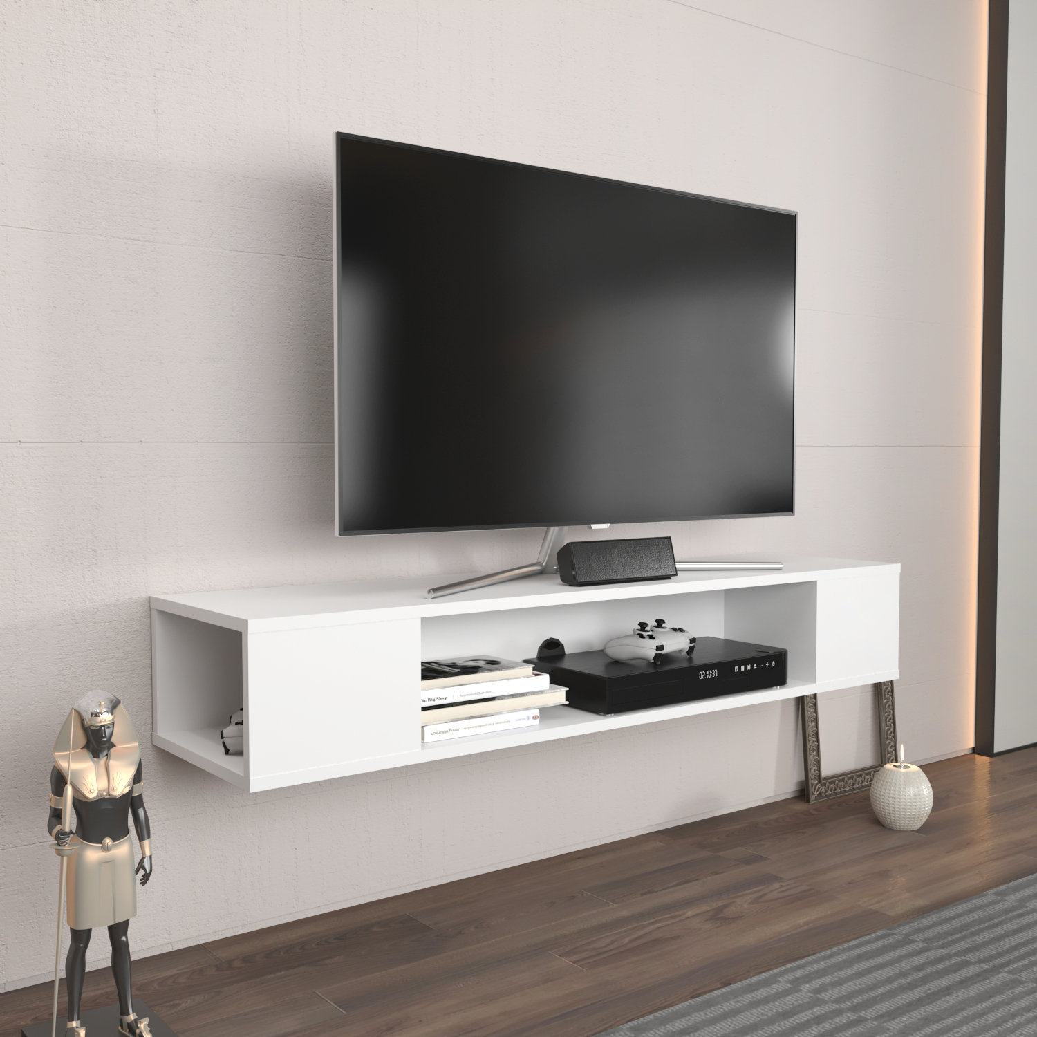 Ebern Designs AbbieJane 53'' Media Console & Reviews Wayfair