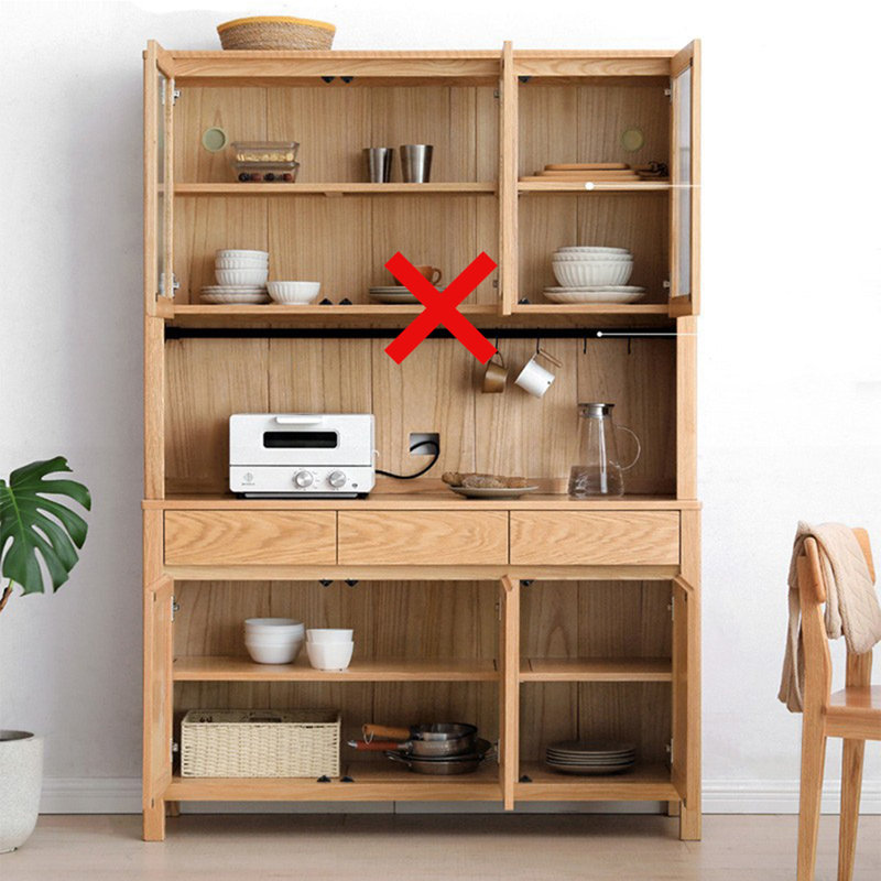 Armoire d'appoint minimaliste, H 31,89 po x l 52,76 po x P 15,75 po