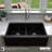 Karran Quartz 34'' X 21-1/4'' 50/50 Double Bowl Farmhouse/Apron Front Kitchen Sink Kit-49947601