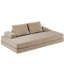 Lit multifonctionnel en tissu de chenille Boneless-1077267413-1077267408