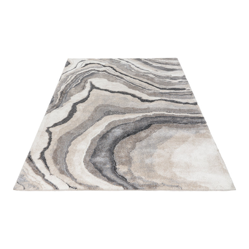 Dashawn Abstract Area Rug, Rectangle 80 x 150cm