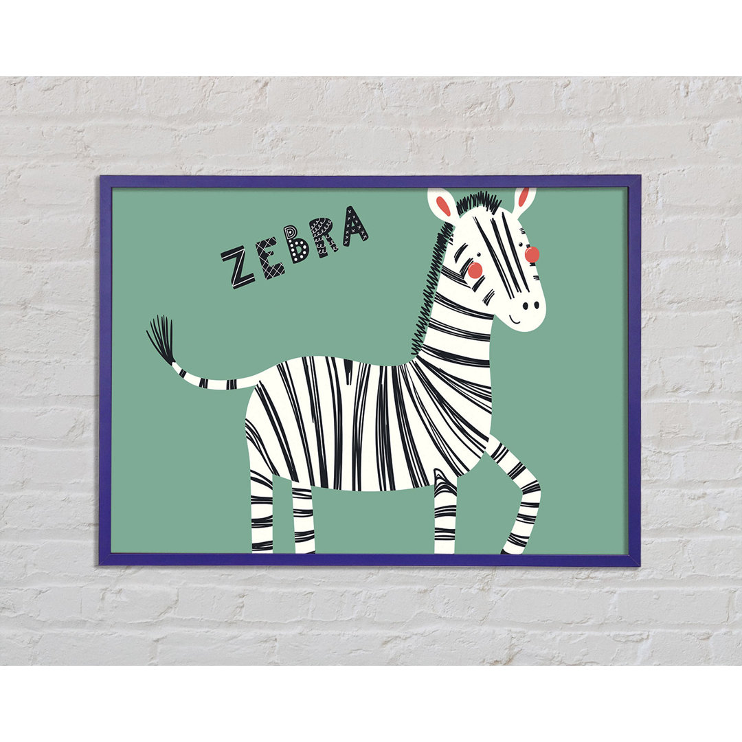 Zebra Stolz - Druck