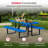 Leisure Craft Standard Outdoor Picnic Table-13673050-13673054